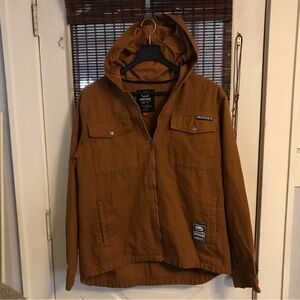 ECKO UNLTD MEN’S Barracks Canvas Jacket: MAGNET Brown: NWT: SZ XL